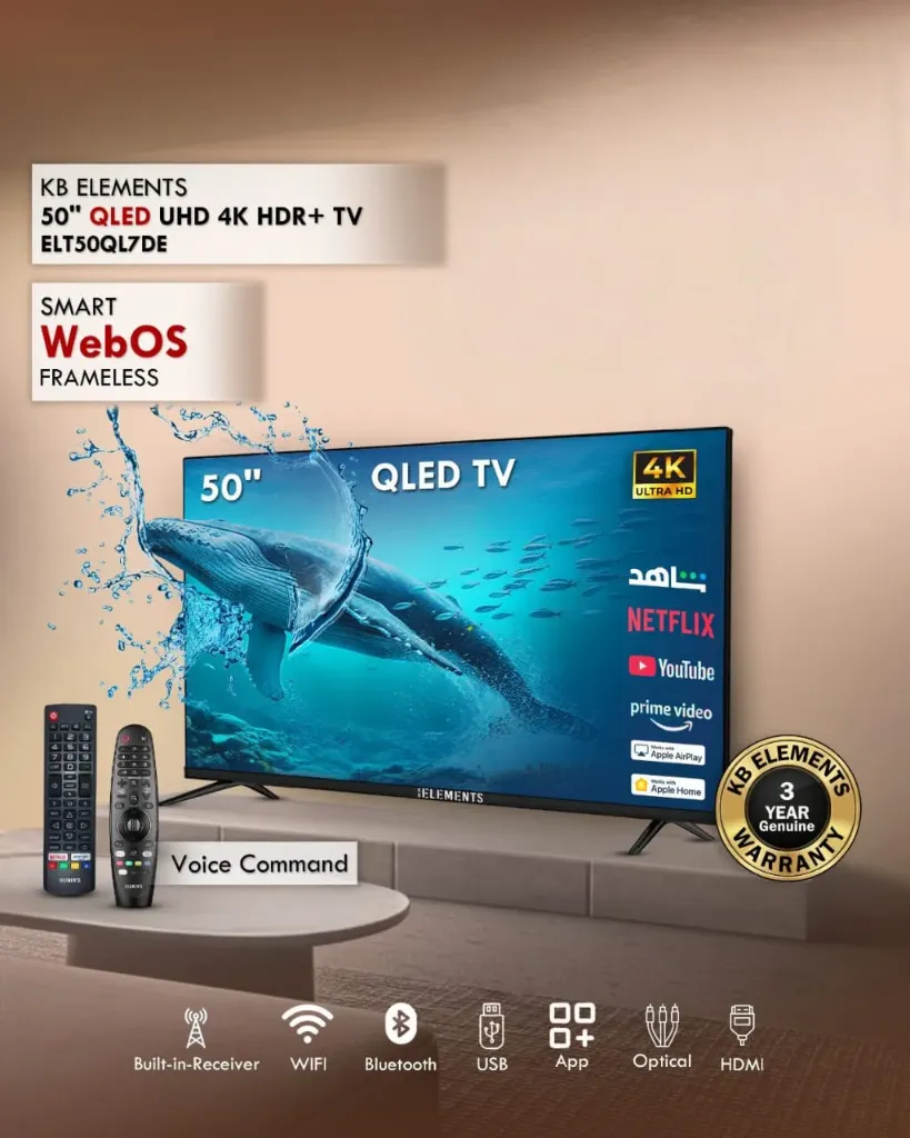 [ELT50QL7DE] TV ELEMENTS 50" QLED 4K