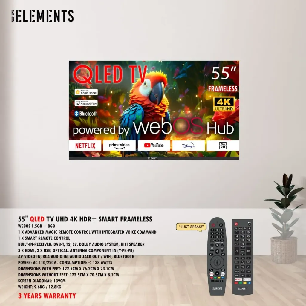 [ELT55QL7DE] TV ELEMENTS 55 QLED 4K