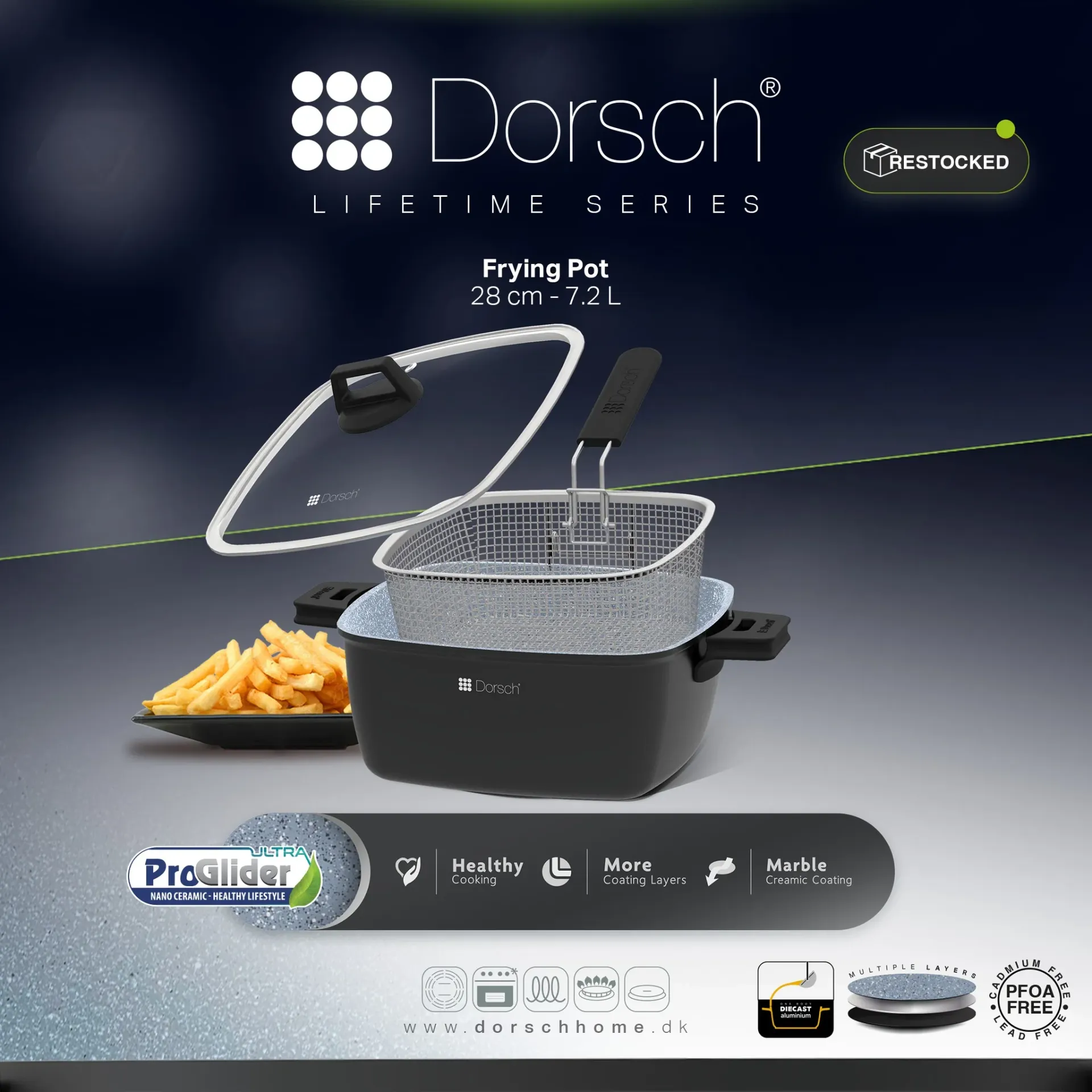 [DH-05528] DORSCH FRYING POT 28cm