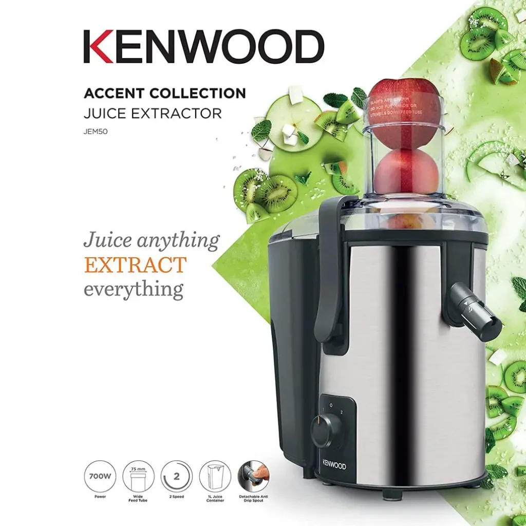 Kenwood Juicer JEM50 – Juice Extractor