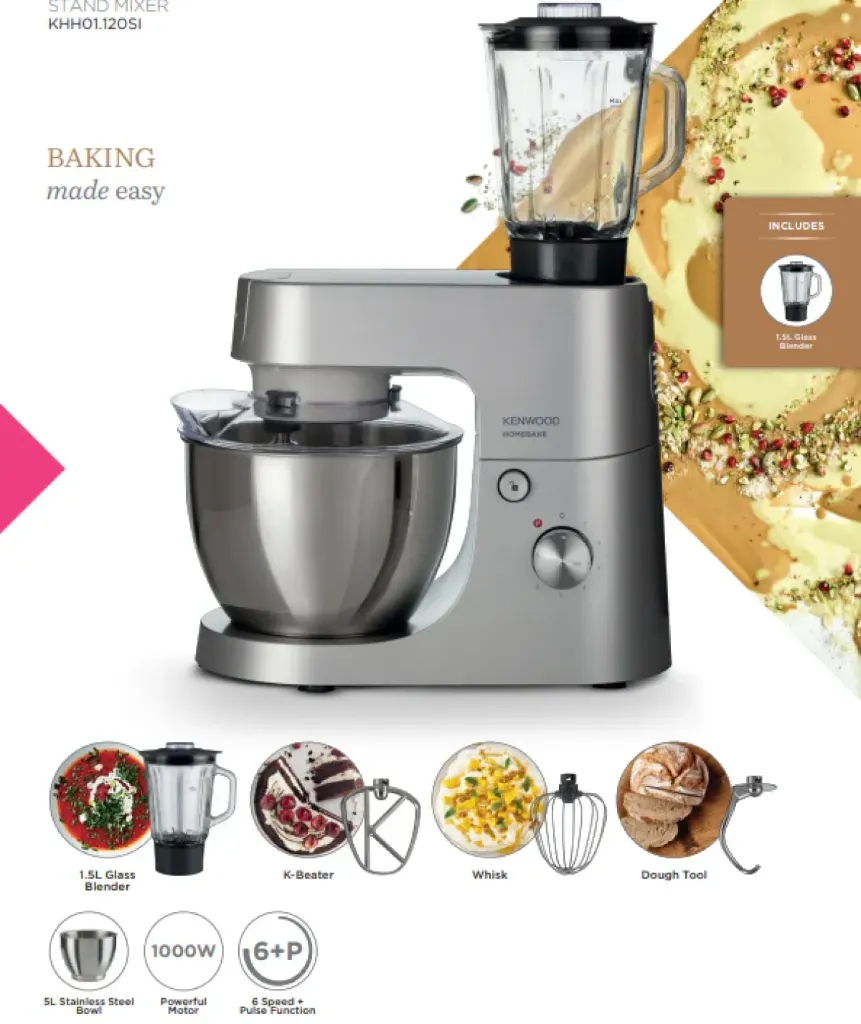 [KHH01.120SI] KENWOOD STAND MIXER