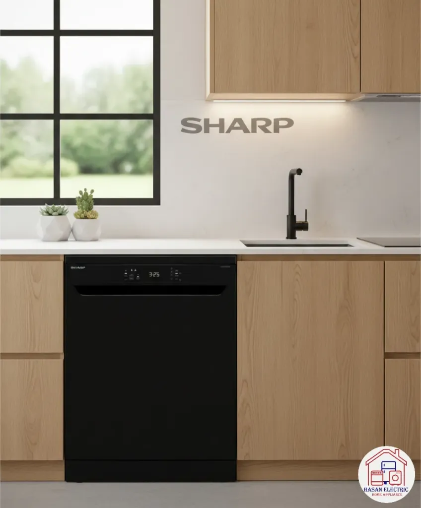 [QW-V813-BK2] SHARP غسالة الصحون