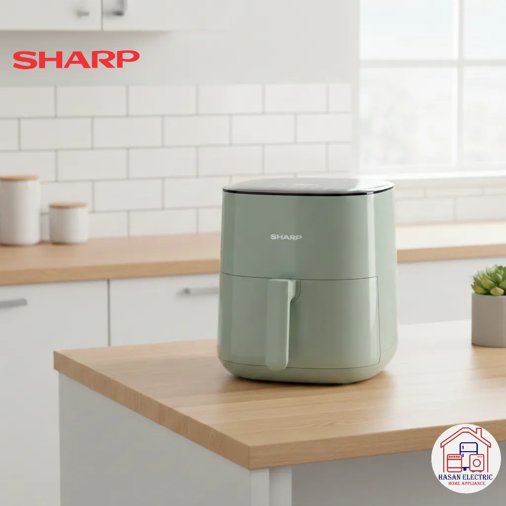 [KF-AF-E50DK-G] Sharp Air Fryer 5L Large Capacity